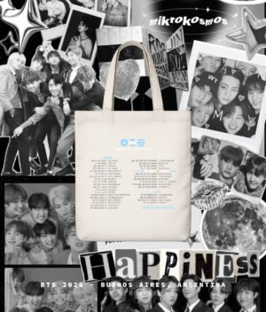 Totebag BTS Gira 2026 Beige